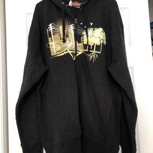 Men's Black Zippered Sweatshirt - Sleeman's Brewery